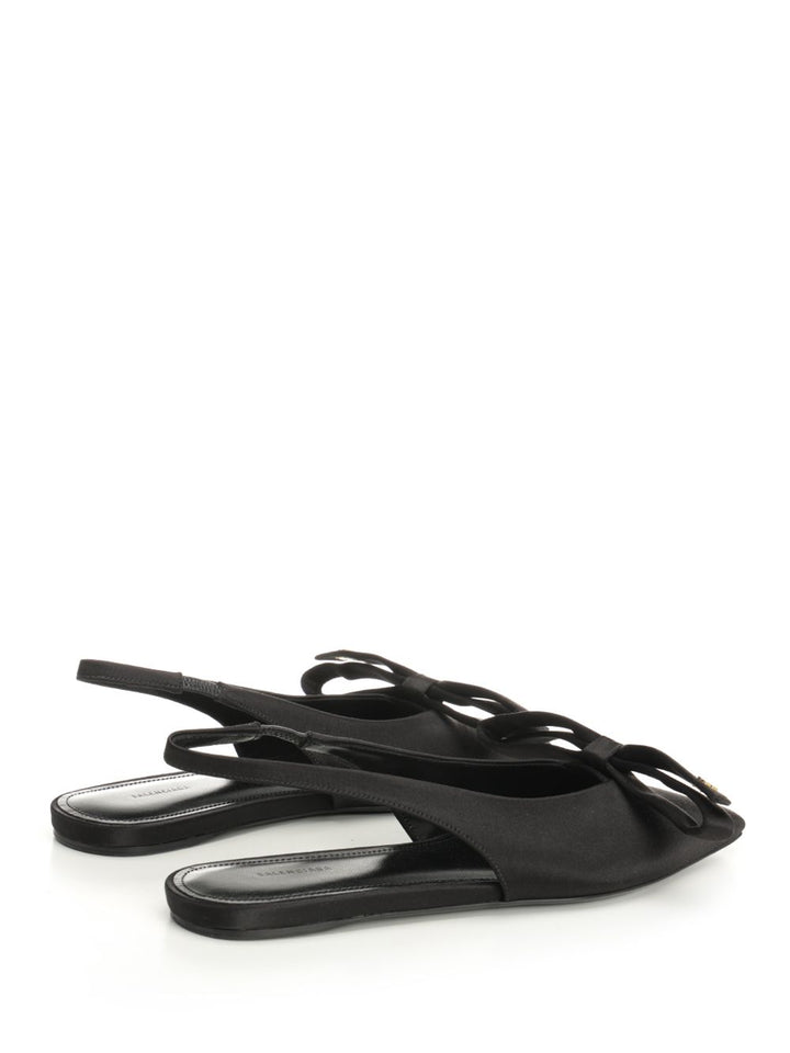 Balenciaga Slingback With Bow Scarpe basse - Black | 9359b1834cb53bf6eaec5dd46d2a4510d1a4e6eb