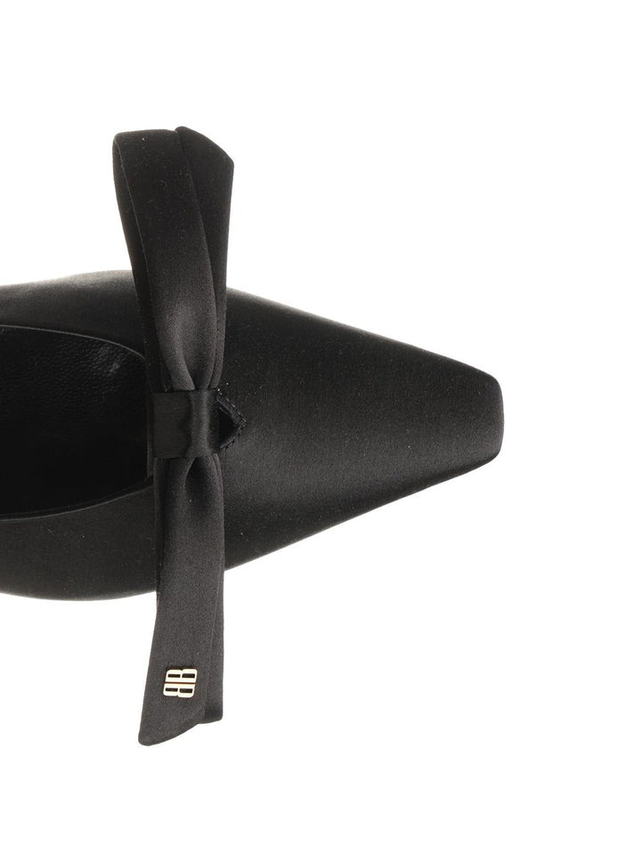 Balenciaga Slingback With Bow Scarpe basse - Black | cc706f594b34eb1fedbf0873b48add4f1e2d7b20