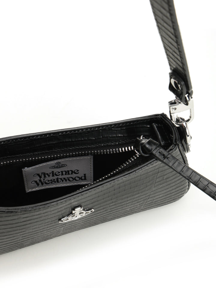 Vivienne Westwood Tasha Shoulder Phone Bag Shoulder Bags - Black | 9b3cbbb2dad5af652bbfcea8a43a44ad4d1f6ffb