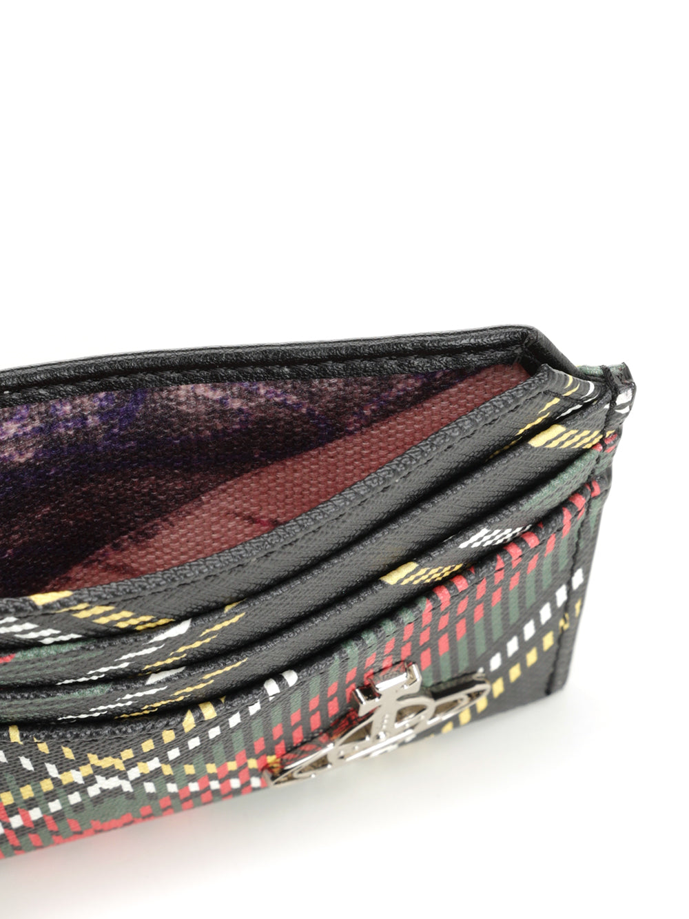 Vivienne Westwood Tartan Card Holder Small leather goods - Multicolor | 94d4895d636d6317bd44accc26ddfc9ad43c7ed8