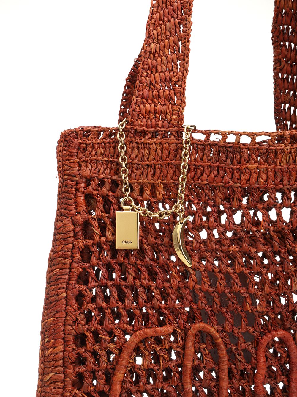 Chloe' Estate Banana Shoulder Bags - Red | aeb5749f8b212fa57f9e47449f624f8081059e72