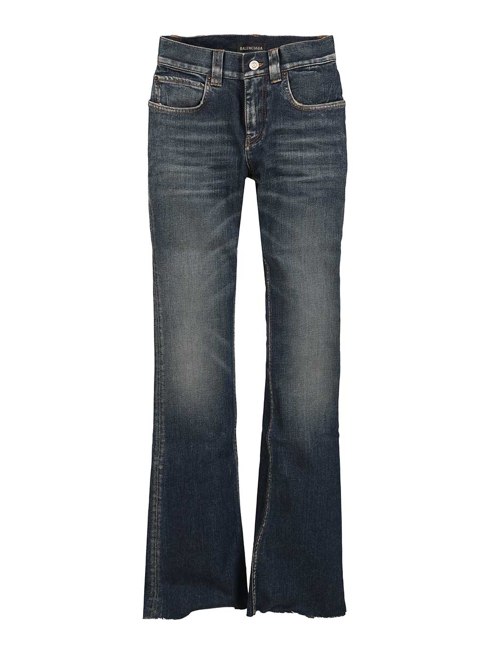Balenciaga Slim Fit Bootcut Pants Jeans - Blue | 032c5e73d6970e1e2e9d25445bb978fa99e3e2b3