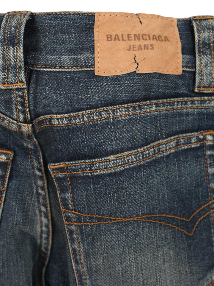 Balenciaga Slim Fit Bootcut Pants Jeans - Blue | cab689bbe97dc29ac0e7037492b8f1228f865085