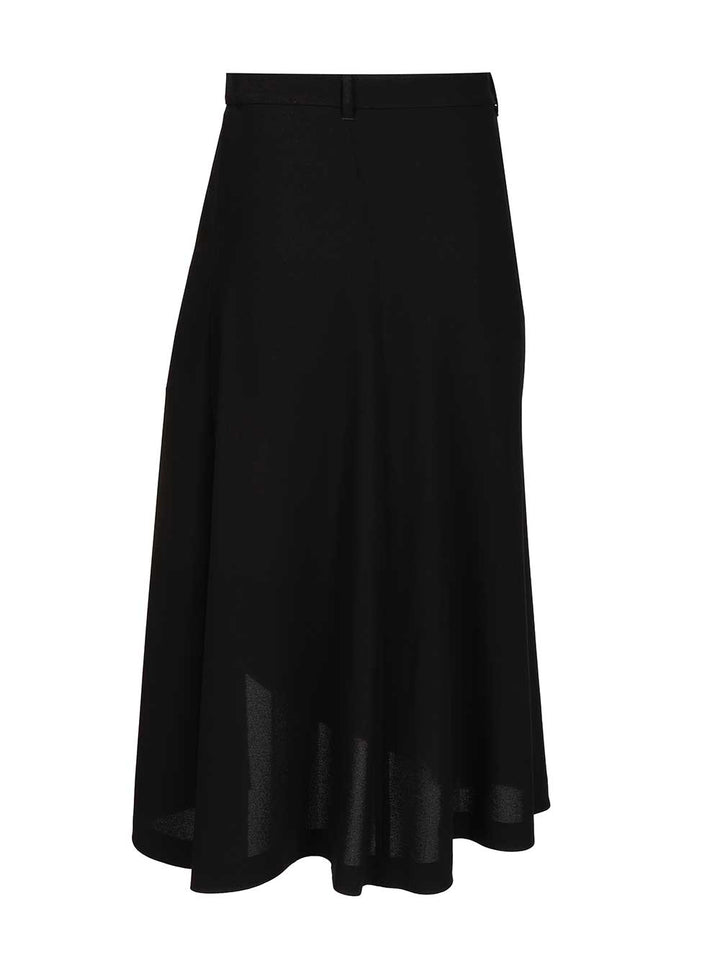 Balenciaga Draped Tailored Skirt Skirts - Black | 8d28955f67d8249671f88dcc070be8092b6e4e3f