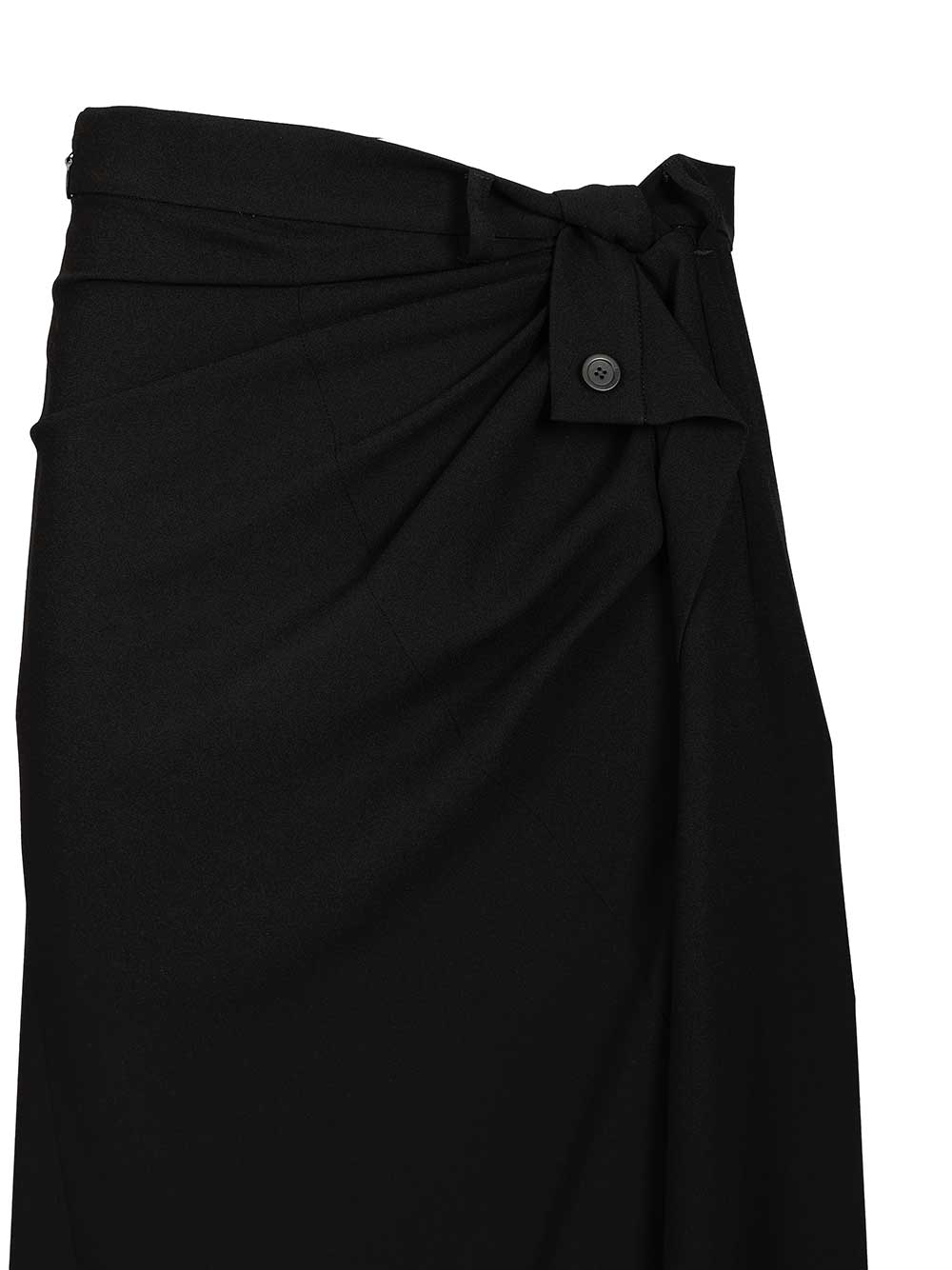 Balenciaga Draped Tailored Skirt Skirts - Black | eb01ce5e57304c9e5f86da0652143f58d2c2d817