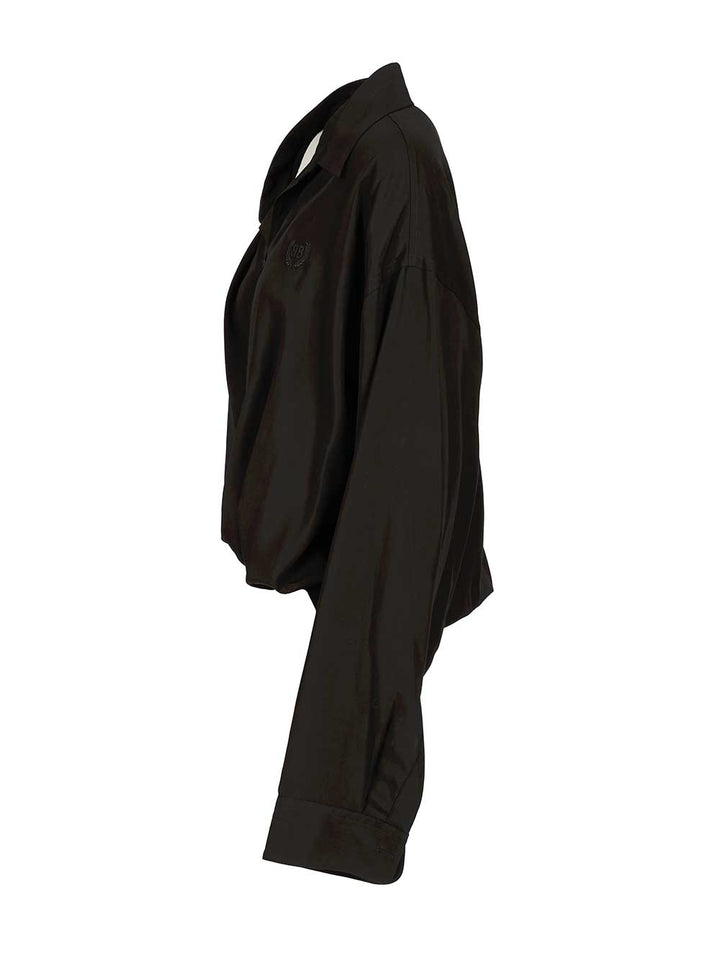 Balenciaga One Shoulder Shirt Shirts - Black | 192a2f55b6f8516f7cdda20862b93937f269f702