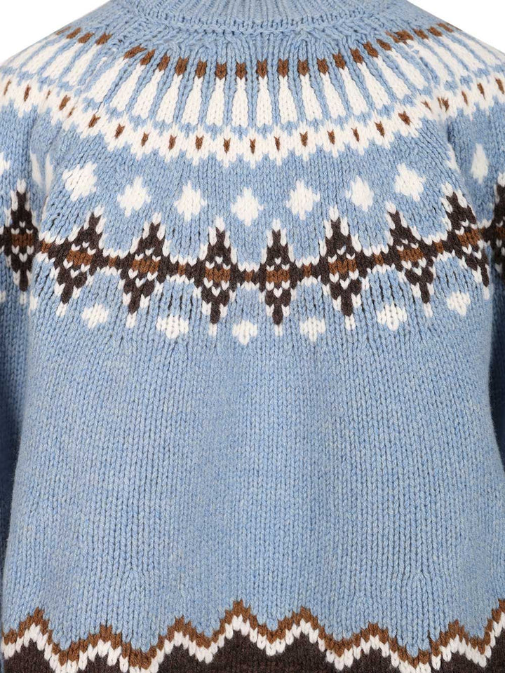 Alanui Sweet Winter Knitwear - Light blue | 40f0edfdded8da51a2bccb8a0e7889e369073b86