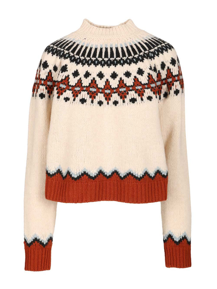 Alanui Sweet Winter Knitwear - White | 09c4645da838e8ac70277603a507cbf259eec345