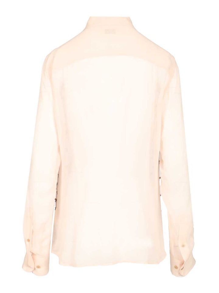 Dries Van Noten Fitted Shirt Shirts - Rose | 9a2f66f9f15c40ae4fe0f2da189dea2cb6cce6ef