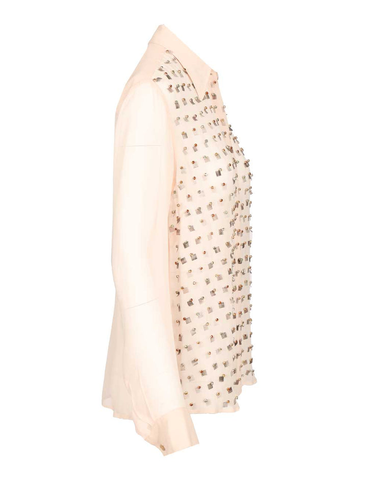 Dries Van Noten Fitted Shirt Shirts - Rose | 15cfc01827c0f2580ce11310a4438f76be464aed