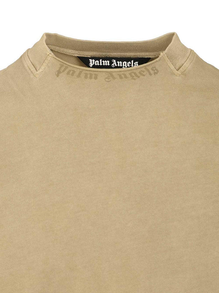 Palm Angels Cotton T-Shirt - Green | c46991d631d6cf5504058e5c60d110a51c72bf95