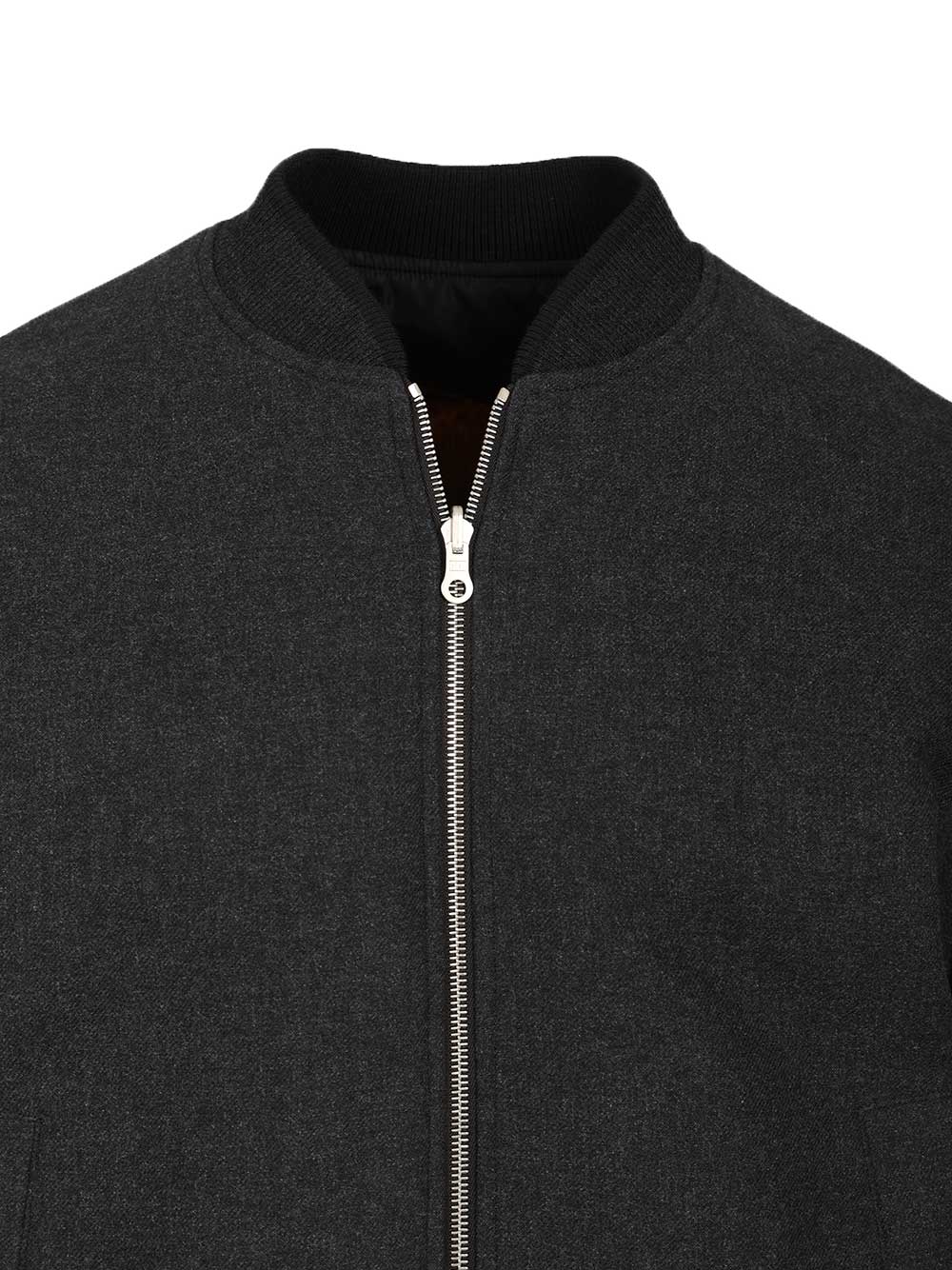 Dries Van Noten Printed Velvet Bomber Jacket Knitwear - Grey | 1e820e1458ac6bc8c6feedb40f8cc1f8cea6925e