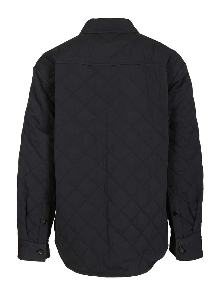 Bottega Veneta Quilted Overshirt Jackets - Blue | 1c47fe69f70e9d2a8af38a1140d40e8bde7cb330