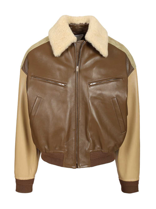Nappa Leather Jacket Jackets Multicolor