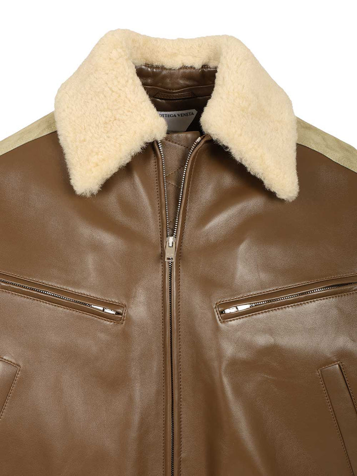 Bottega Veneta Nappa Leather Jacket Jackets - Multicolor | c0c2f3a0e88a18a50e28d70e58dd65a15f1fbc02