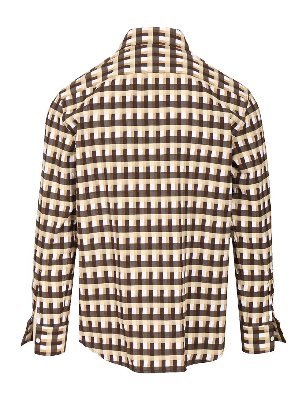 Bottega Veneta Checked Shirt Shirts - Multicolor | b0dc65d08e05045a2482a03029cba924446f3a2f