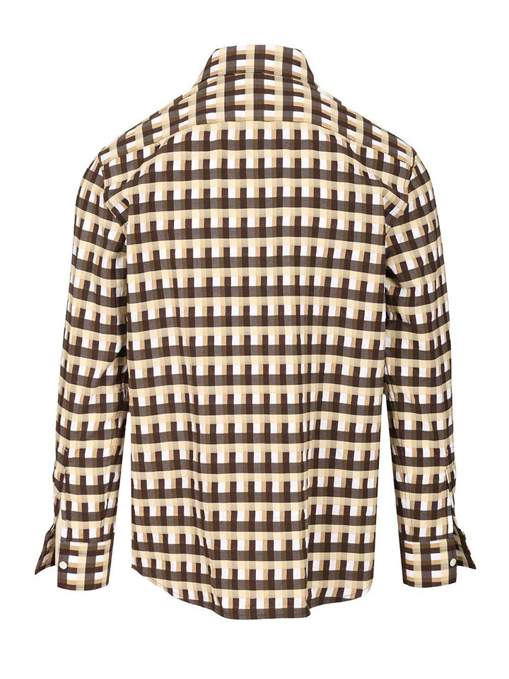 Bottega Veneta Checked Shirt Shirts - Multicolor | b0dc65d08e05045a2482a03029cba924446f3a2f