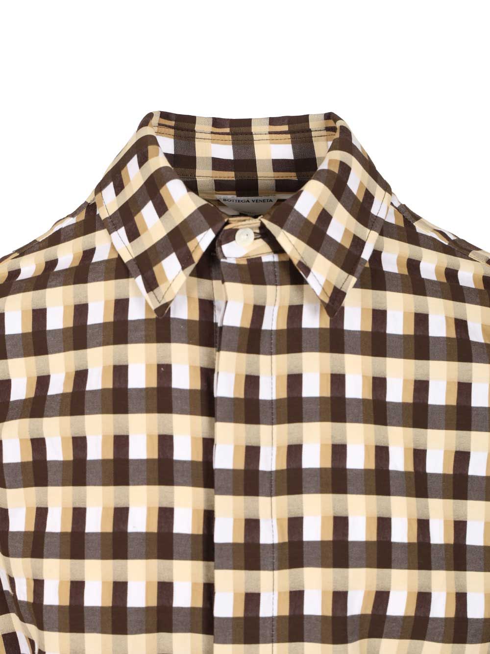 Bottega Veneta Checked Shirt Shirts - Multicolor | 8e1d8d570cb30fea60950a8e513848d33fd39c56