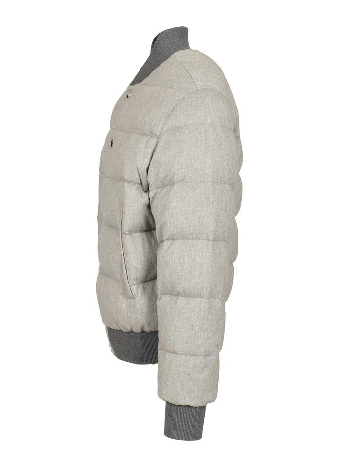 Dolce & Gabbana Reversible Padded Jacket Jackets - Grey | 0797532342f1514c1f2fda6c5cf2a02e057e458b