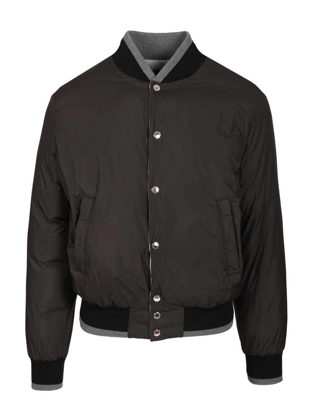 Dolce & Gabbana Reversible Padded Jacket Jackets - Grey | 260fbfdbf22245931ba2de391288600fbeae7f90