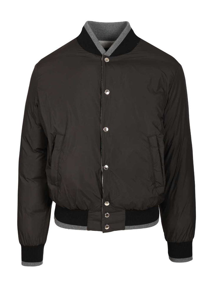 Dolce & Gabbana Reversible Padded Jacket Jackets - Grey | 260fbfdbf22245931ba2de391288600fbeae7f90