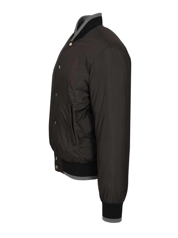 Dolce & Gabbana Reversible Padded Jacket Jackets - Grey | fd5162274977e805ce2cdb68e3f4de11509c99ab