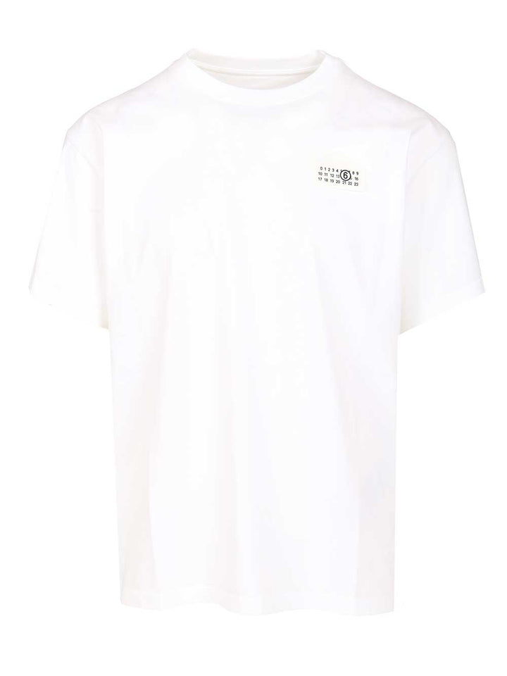 Mm6 Maison Margiela Trompe L T-Shirt - White | 74252ca09a58d66a828d64a330234b78c89f9341