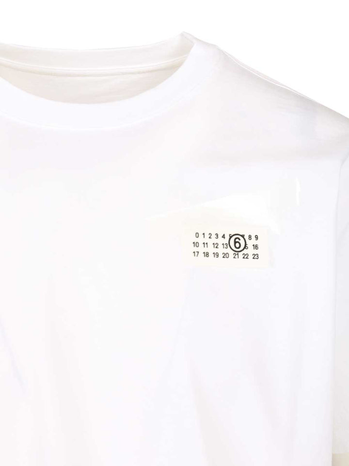 Mm6 Maison Margiela Trompe L T-Shirt - White | cc948a24a7cb589b9bba10aaa4d3afc922517394