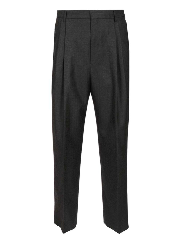 Dries Van Noten Tailored Trousers - Grey | b136f448ea821982d947983cfe71de7a80cd65b2