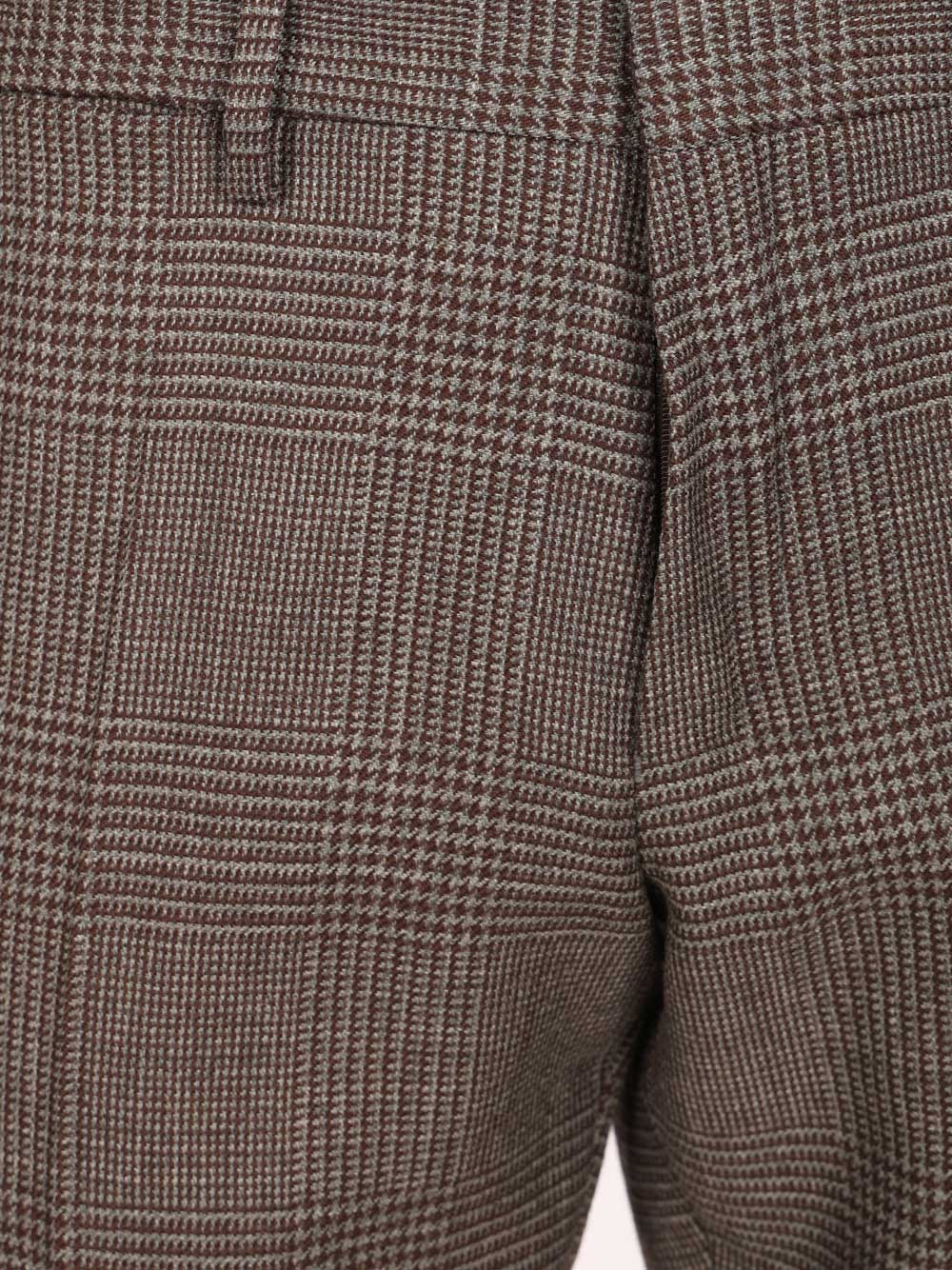 Dries Van Noten Prince Of Wales Wool Trousers - Brown | b65216379fcccb7c5eeebb746189a70903fbd89c