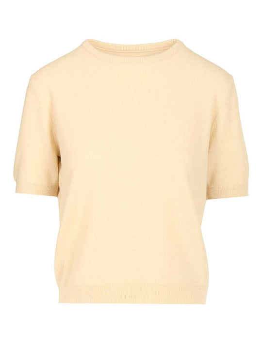 Crewneck Sweater Knitwear Beige
