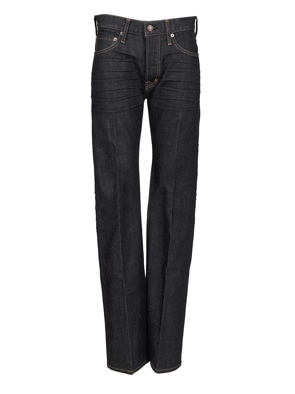 Tom Ford Selvedge Bootcut Jeans - Blue | ebd80fab44685cdf5bf377c4ebec43be196c8559