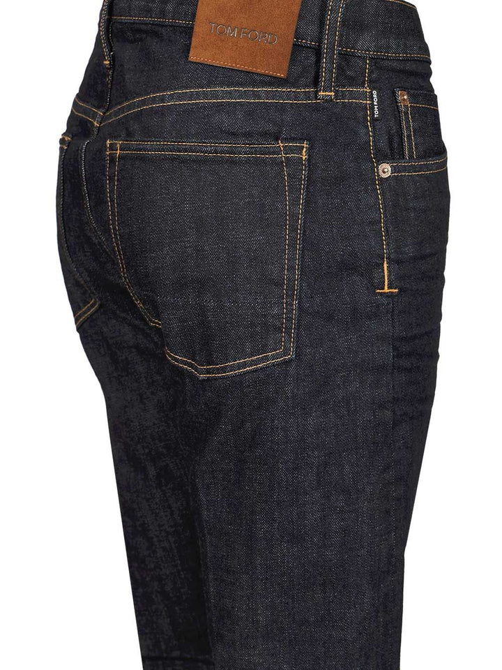 Tom Ford Selvedge Bootcut Jeans - Blue | feb4d6bdb8fda2195331b8d8e9218c34bfec6b6e