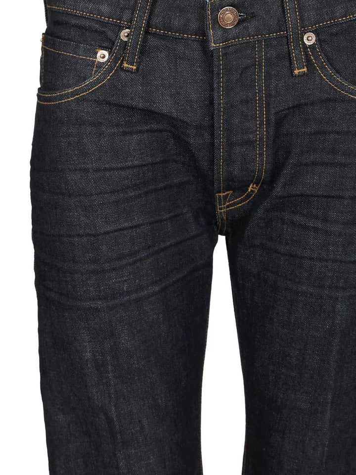 Tom Ford Selvedge Bootcut Jeans - Blue | a3339ed40091a684f48ea7c57035eeb09fd7f220