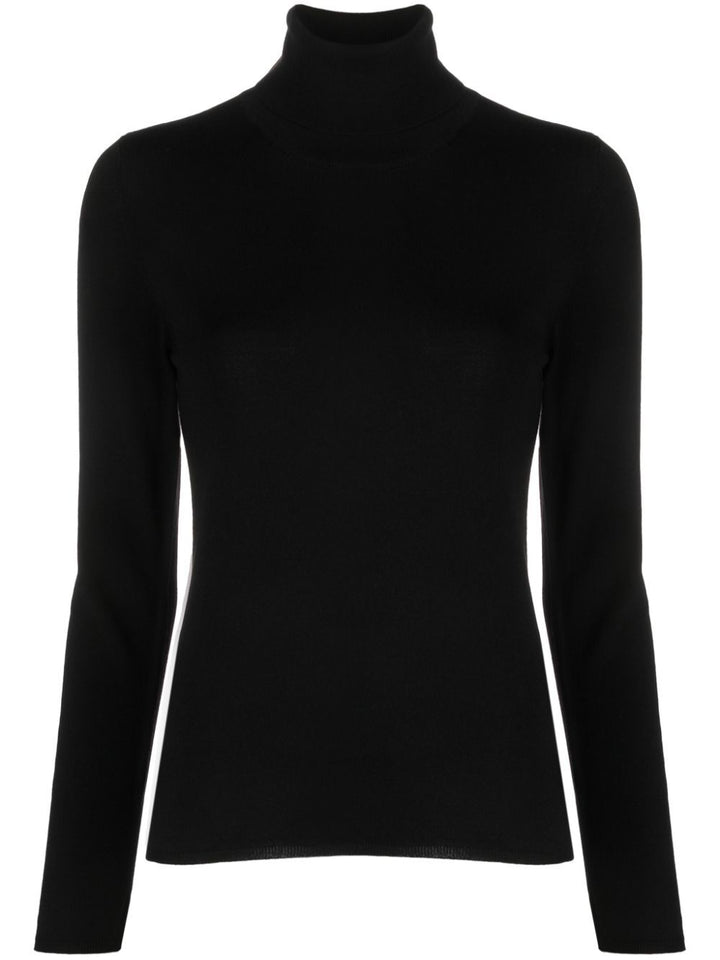 Zanone Turtle neck - Black | 8e932ecde9b027f3e35898f1ef3a647af31f6499