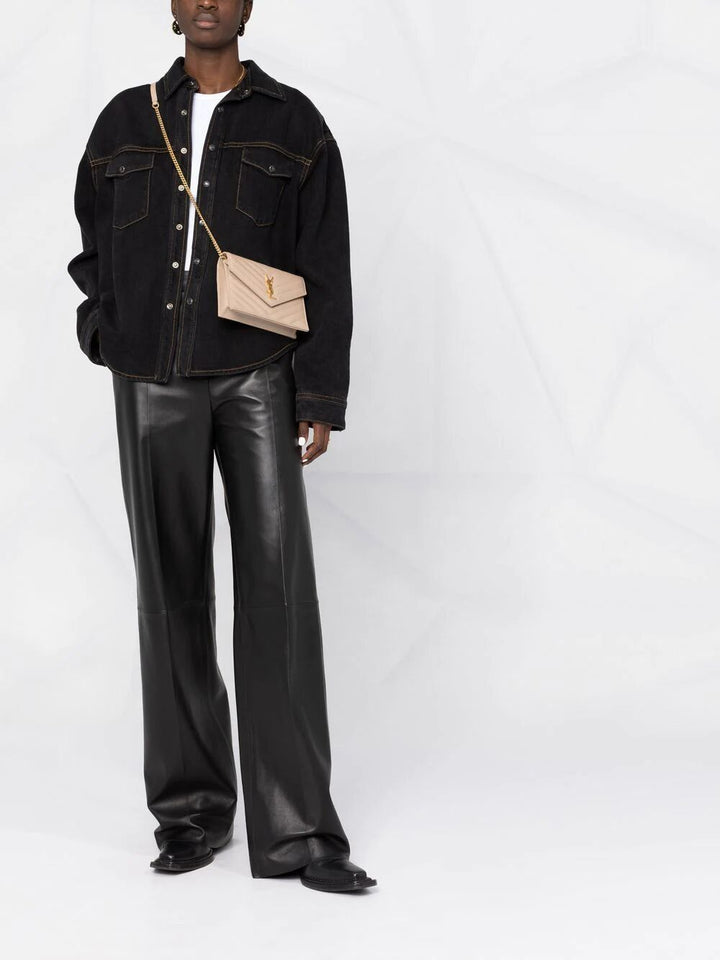 Saint Laurent Paris Satchel & cross body - Nude & Neutrals | cf9597e73302d43c155cf5d0af61993cbf201d7e