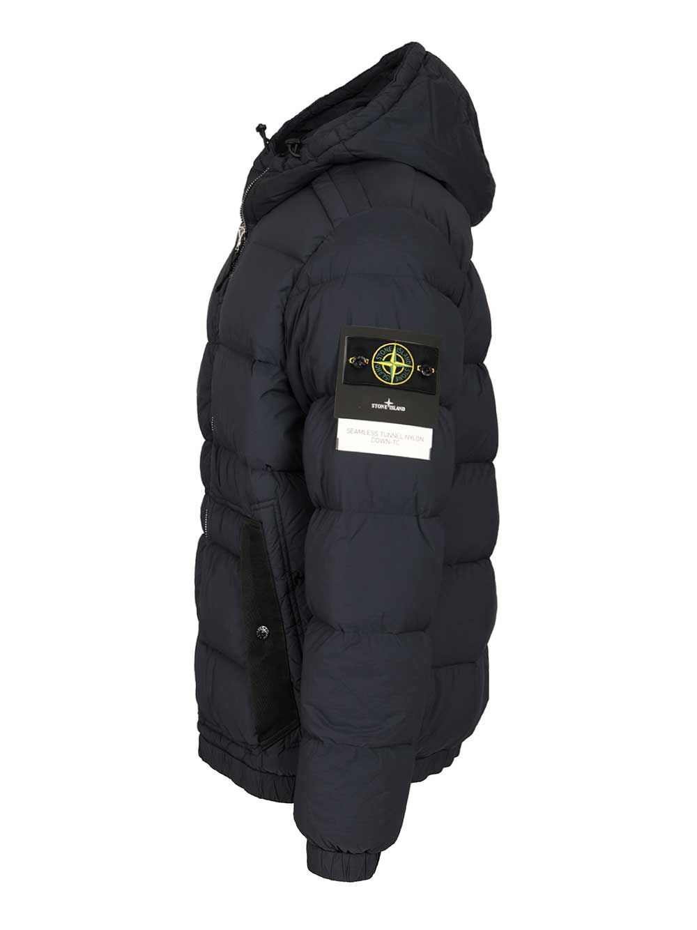 Stone Island Piumino Con Cappuccio Jackets - Blue | bd82a40f9e2f86b6a1e20d8021b22a9cbc584e14