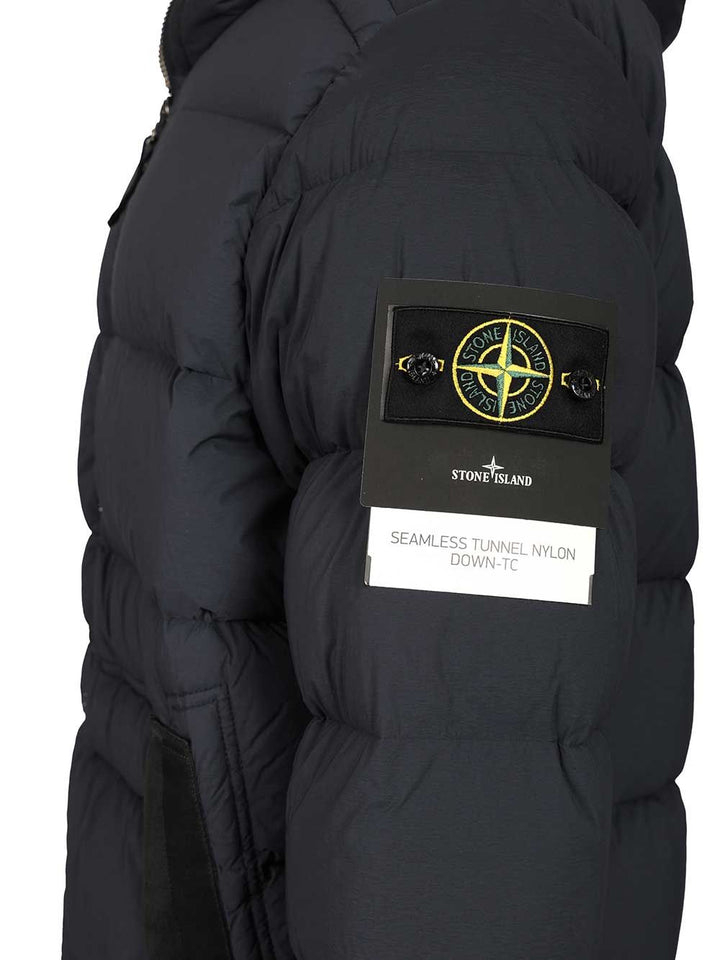 Stone Island Piumino Con Cappuccio Jackets - Blue | c0087c6cb4f65caaccd1b14623bb25179b858856