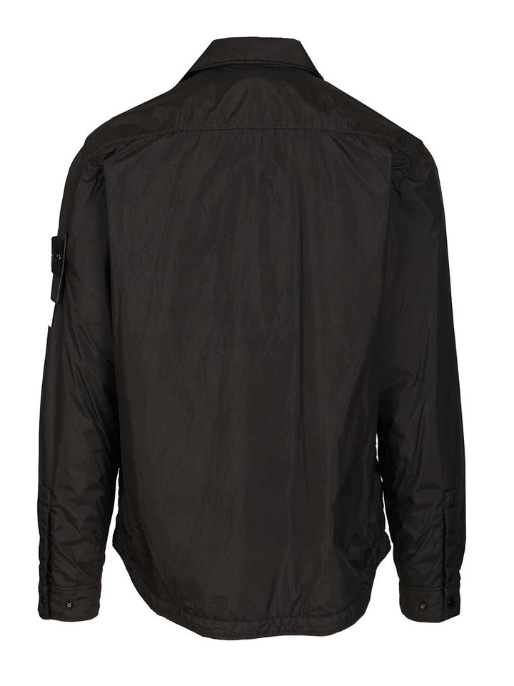 Stone Island Lightweight Hooded Jacket Jackets - Black | b4144884995b9c1ea8c04bb864e7d7b2378ca6a5