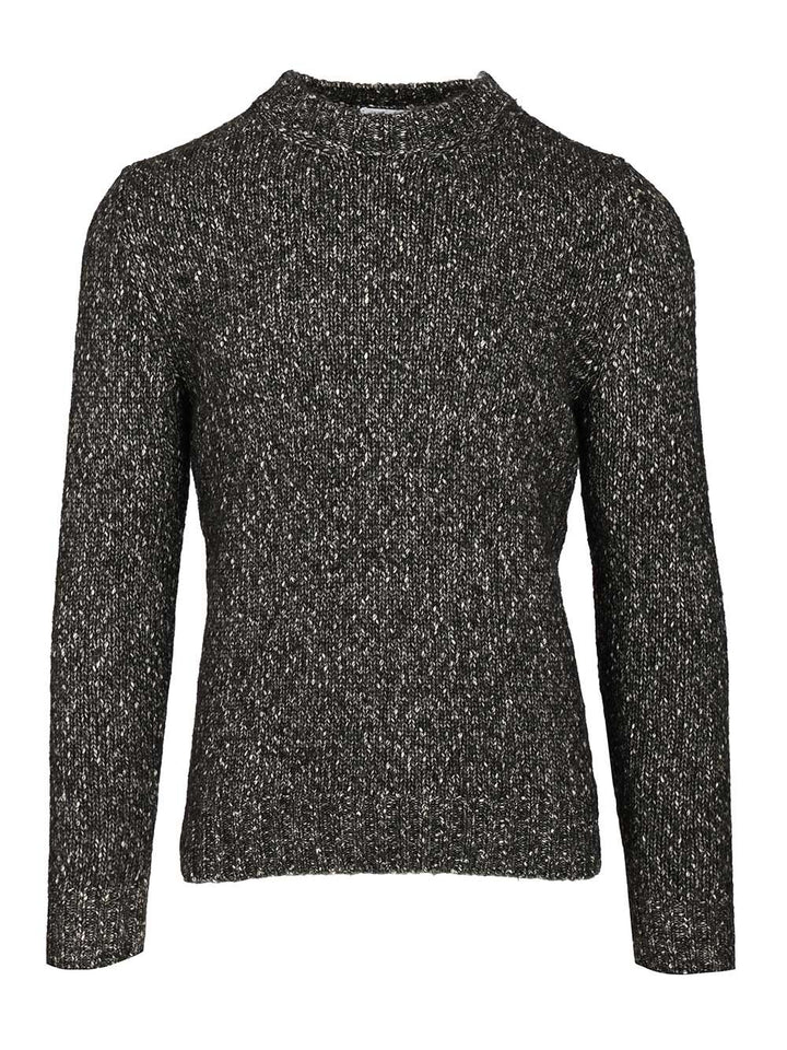 Al Duca D'Aosta Crew Neck Sweater Knitwear - Black | 1ade11f655665471af68a9d21ac831b99d409493