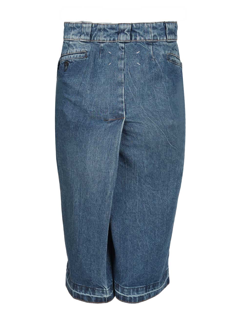 Maison Margiela Long Denim Skirt Skirts - Blue | 45c745146644087f8194be6b9cde8f95dbf31053