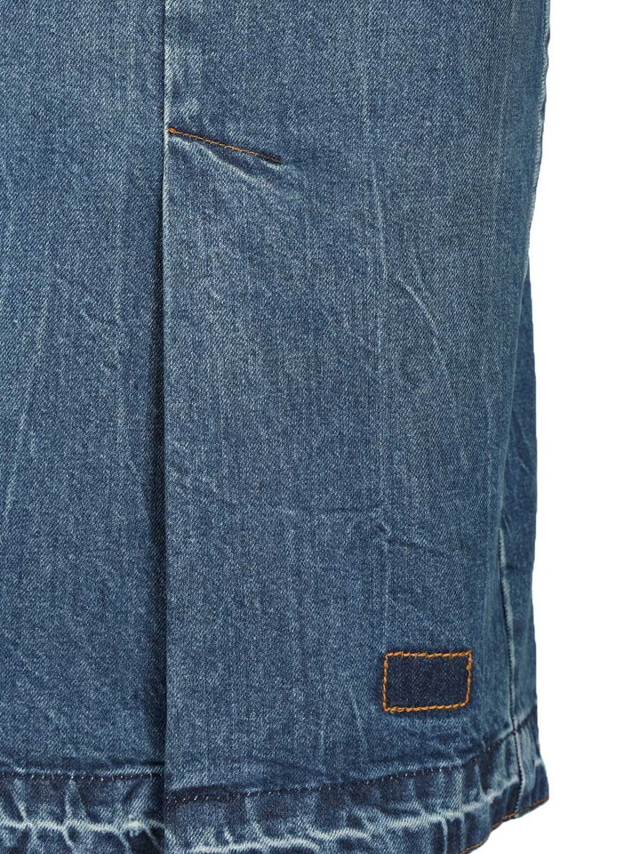 Maison Margiela Long Denim Skirt Skirts - Blue | 8390ba5885f8096fa7e01f9833b7acc40fb0cc25