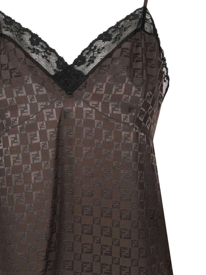 Fendi Silk Top Tops - Brown | ed2f9465c146cf13e9c316a9a6409d908c4ad48a