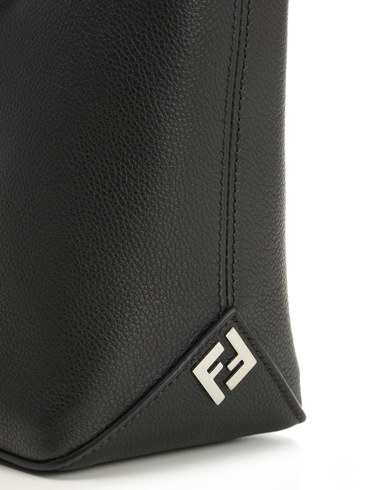 Fendi Leather Shopping Bag Handbags - Black | a27ec8f07597a9cac5cf02a1b46c3ae2764e87ea