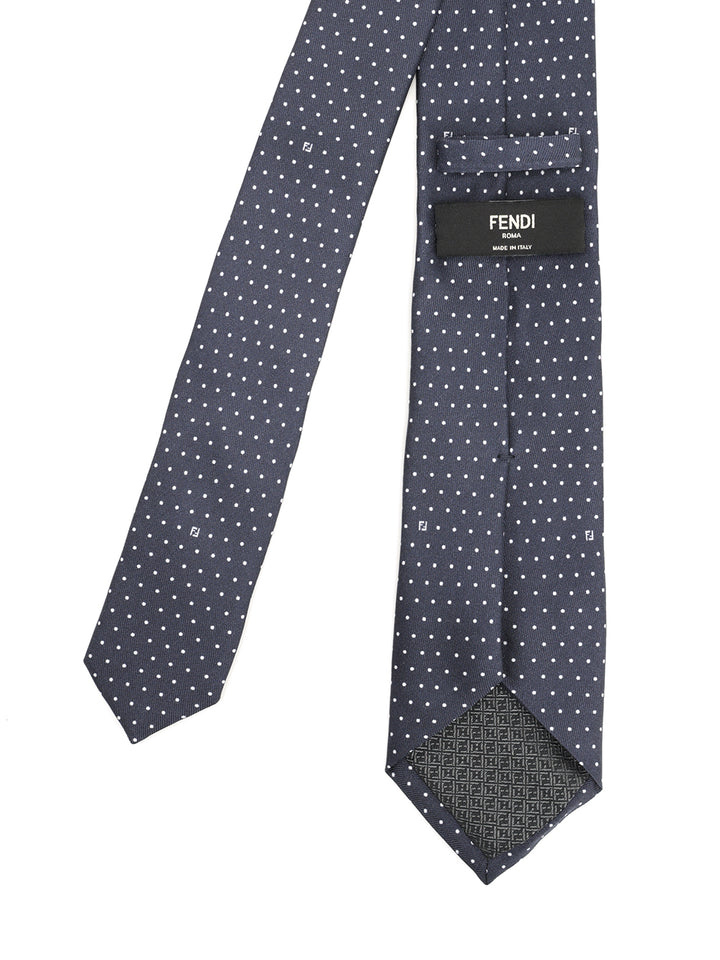 Fendi Silk Tie Ties And Bow Ties - Blue | ea798832f3d42bf271aacb917b043323c3447152