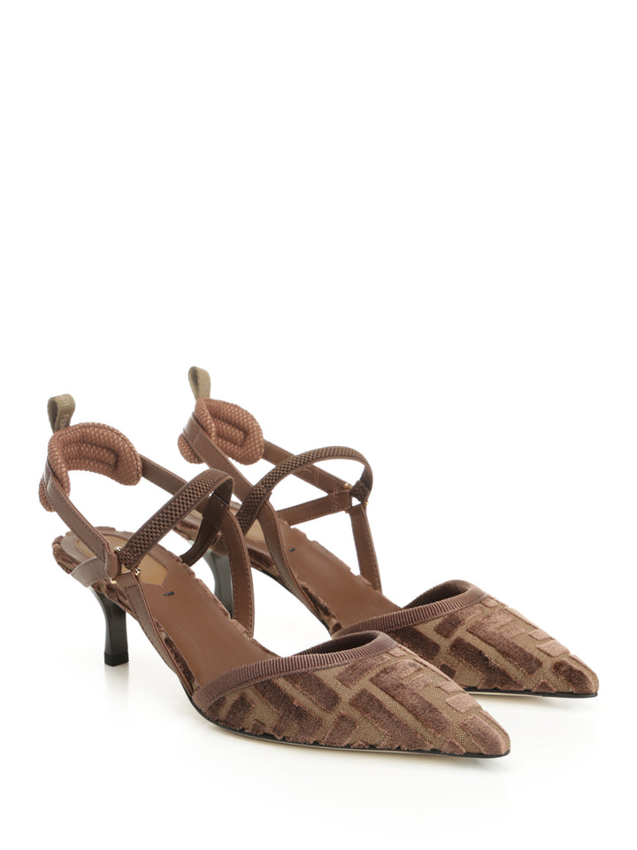 Fendi Colibrì Lite Pumps - Brown | 6ec3de116bd97bd0907e2740fdd123dde1ecefd6
