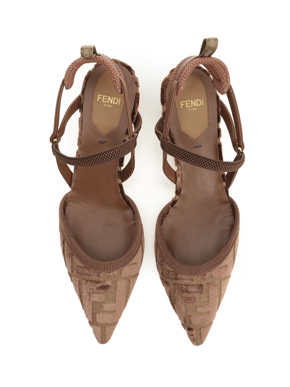 Fendi Colibrì Lite Pumps - Brown | 317f28a34d59790fec335657a9bcc494ccb49a4f