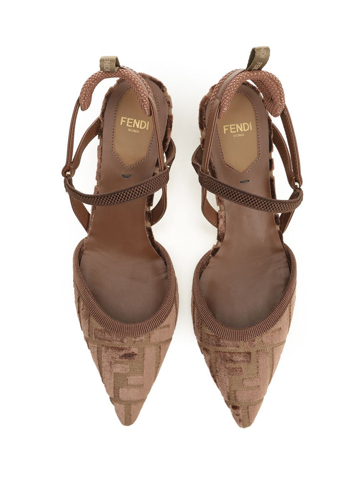 Fendi Colibrì Lite Pumps - Brown | 317f28a34d59790fec335657a9bcc494ccb49a4f