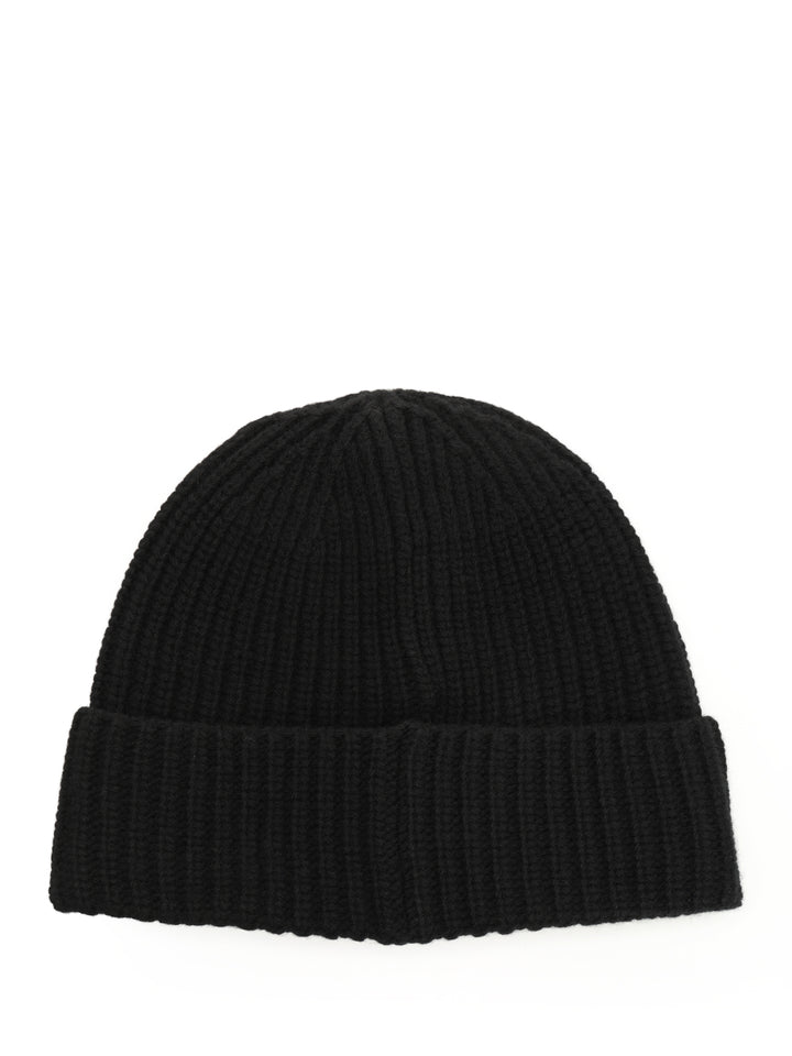 Stone Island Wool Cap Hats - Black | 0ee6d109dfd0ef1ef13595efaa7b99ac70edc1de