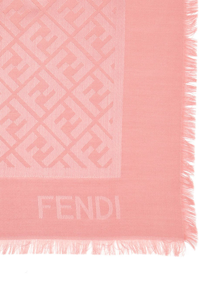 Fendi Ff Shawl Scarves And Foulards - Rose | ffa4cd8fa96e7918a5a4684ef993fc39ee532e8e